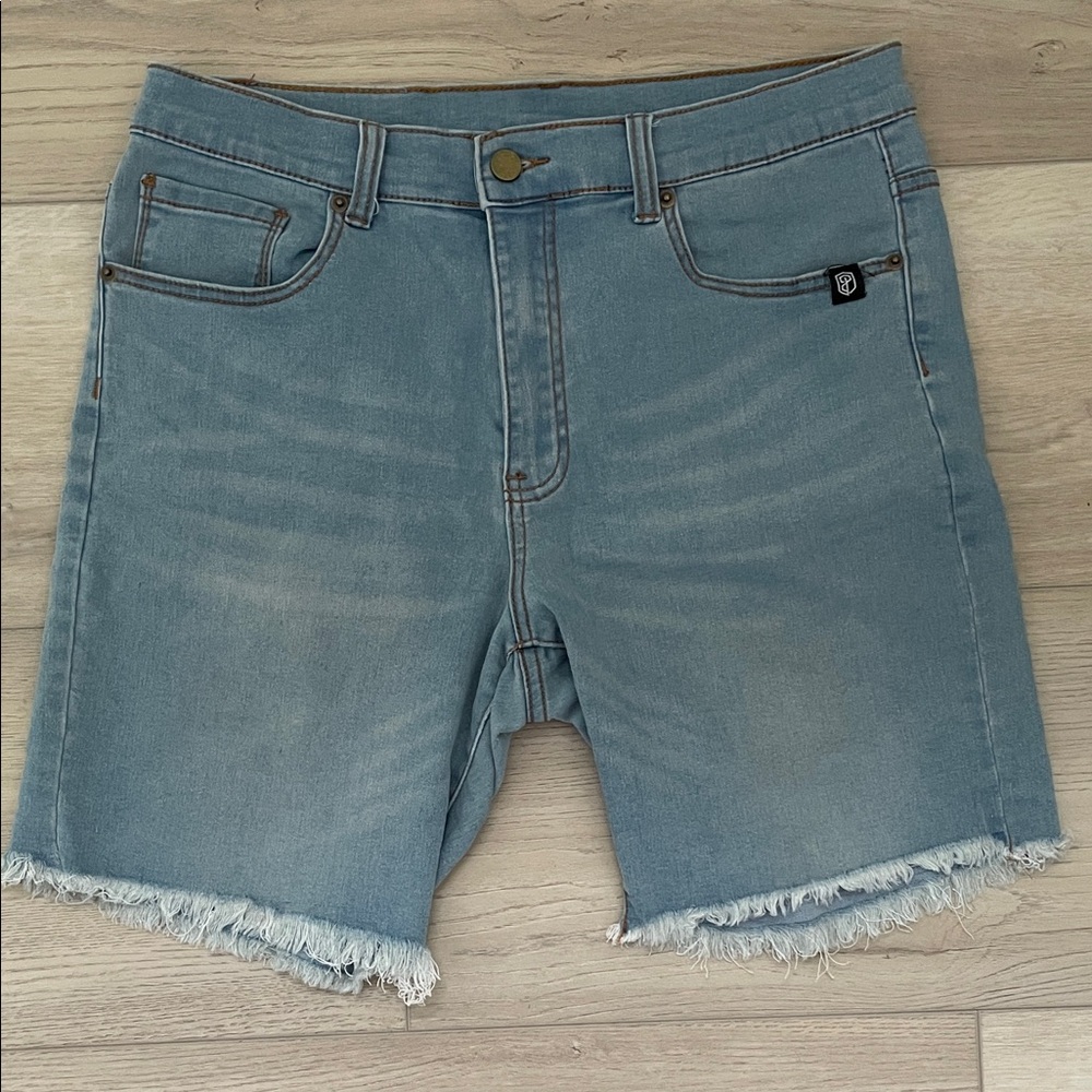Born Primitive Light Blue Jorts